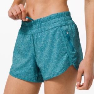 Blue Lululemon Tracker Low-Rise Lined Shorts 4"